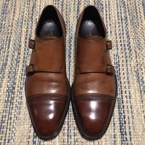 Kenneth Cole New York Two-Tone Double Monk Straps